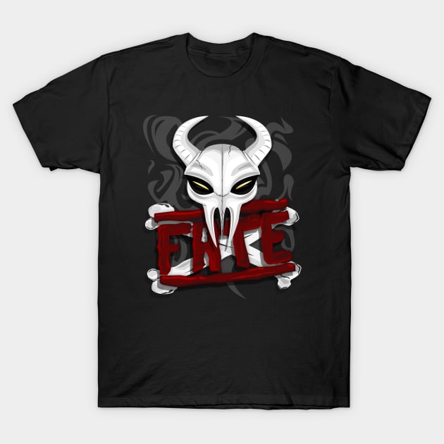 Skull of Fate T-Shirt by DoubleDu